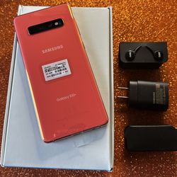 Samsung galaxy S10plus, Excellent Condition, Orange Color, Unlocked For Any Company.