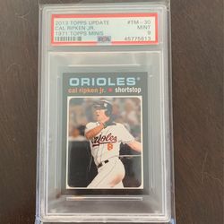2013 Tops Cal Ripken 1971 Topped Minis PSA 9