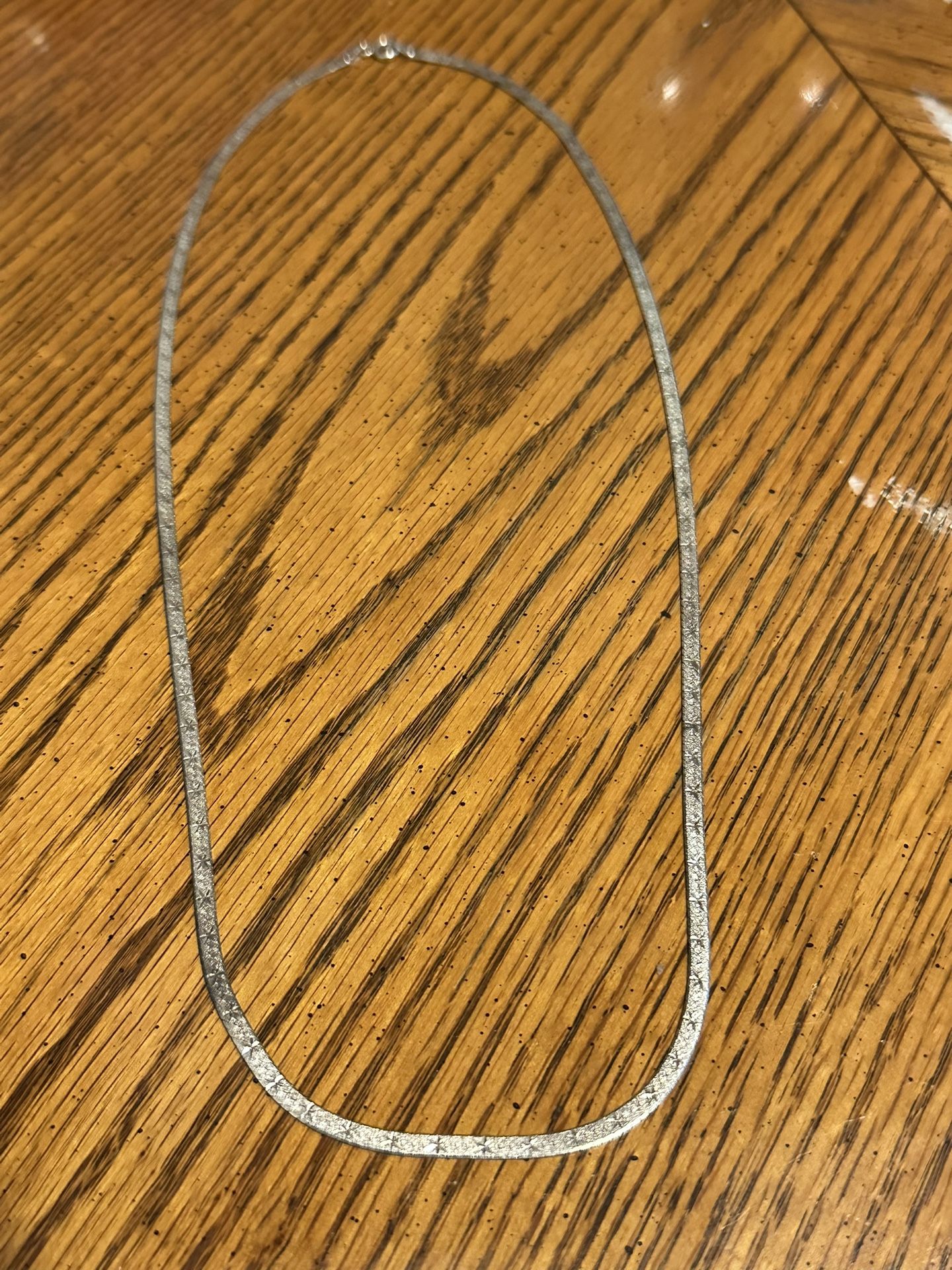 Vintage 925 Italy Sterling Silver Necklace