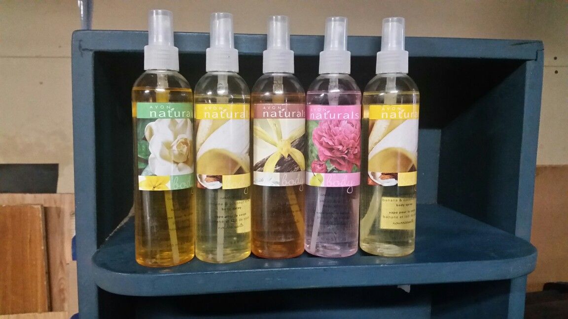 Avon body sprays, never used