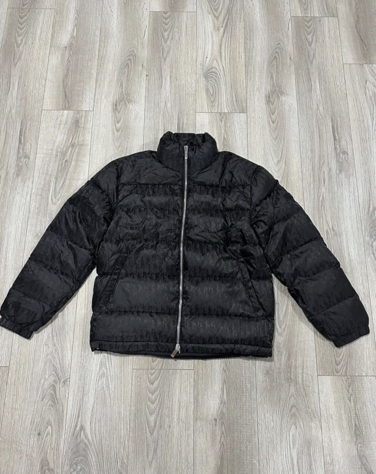 Dior Oblique Down Puffer Jacket Black