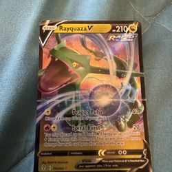 Rayquaza V Rapid Strike Hp210 Pokmon Card for Sale in Athens, GA - OfferUp