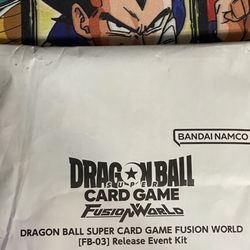 Dragon Ball Fusion World Fb03 Raging Roar Tournament Release Event Kit