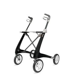 byACRE Carbon Ultra Light Rollator Walker With Storage Bag.