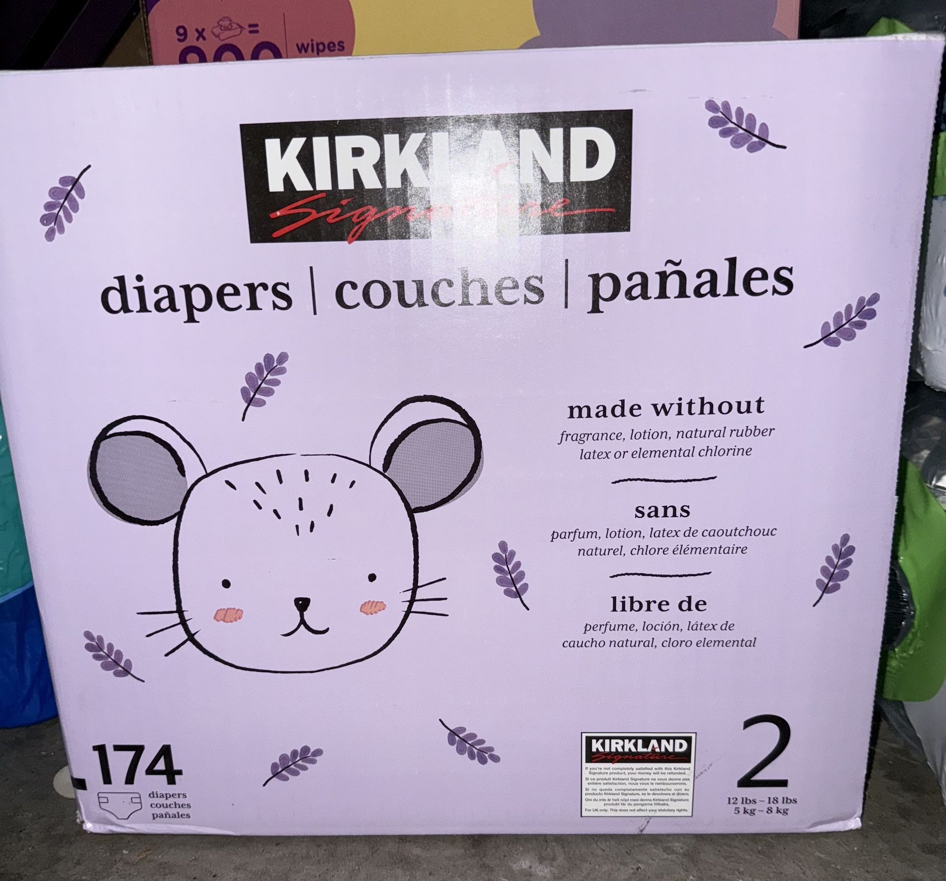 Kirkland diapers Size 2