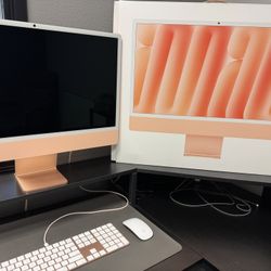 Apple iMac, Orange, 24 Inch