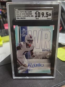 2024 Topps Rookie Auto Keon Coleman /225