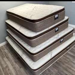 Queen Organic Cloud Comfort Europillow Top 12 In Mattress 