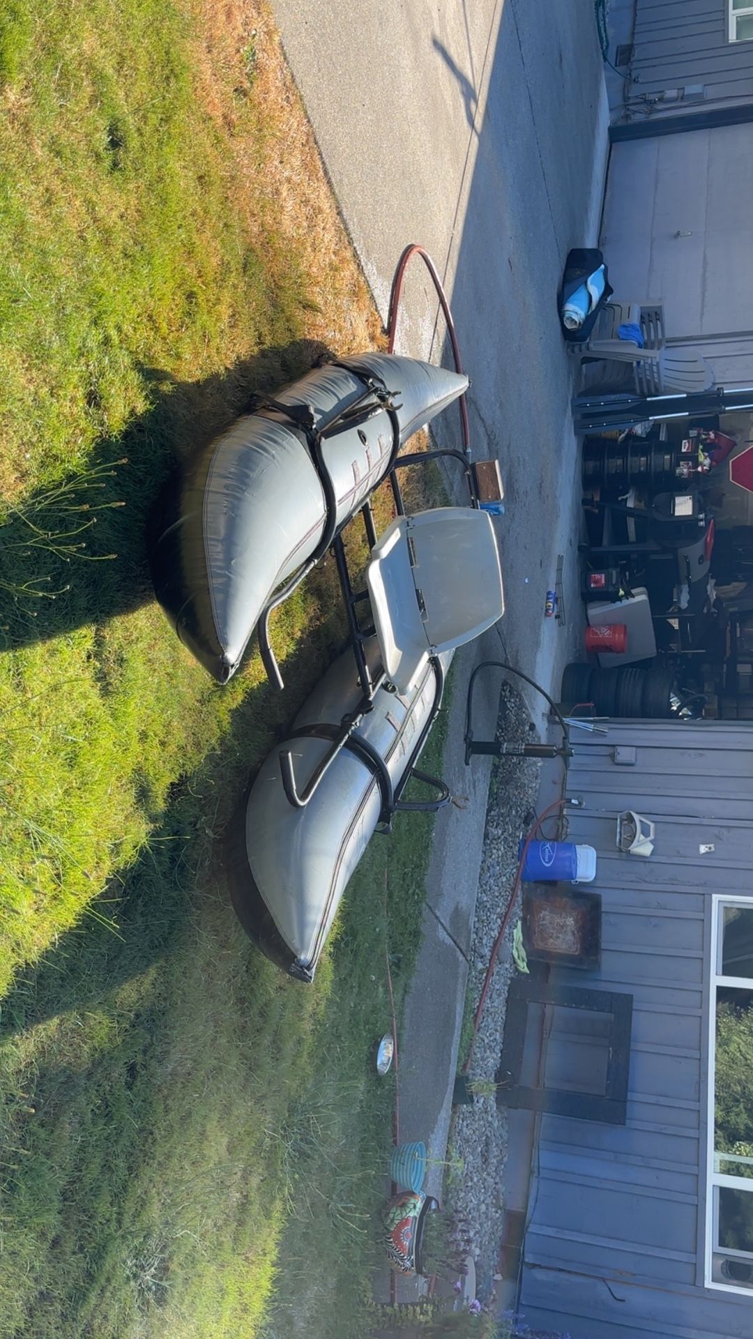 Pontoon Single Cab Boat