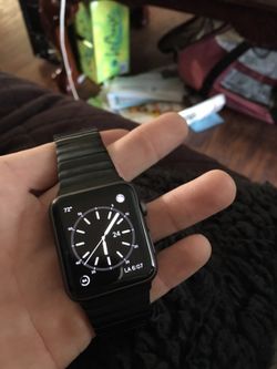 Barely worn Apple Watch Edition 1st edition 42MM titanium band