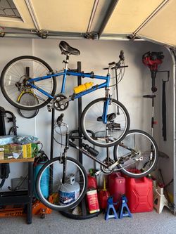 Raleigh Bicycles and Stand