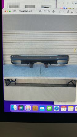 2020-2023 Mercedes Benz GLE X167 AMG Rear Bumper Lower Valance Diffuser OEM 