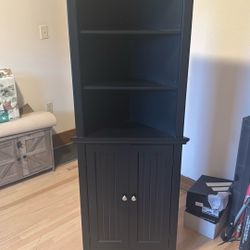 Black Corner Hutch 