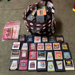 Vintage Atari Games Lot 96 Plus Some Manuals Don’t Miss Out 