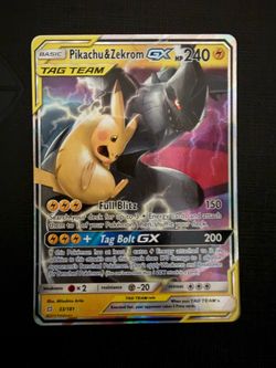 Pikachu & Zekrom GX - SM - Team Up