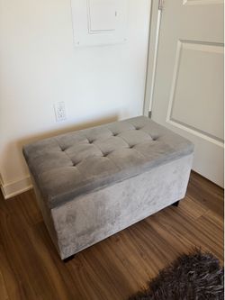 Gray Ottoman