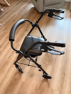 Equate 4-Wheel Rollator Walker with Seat