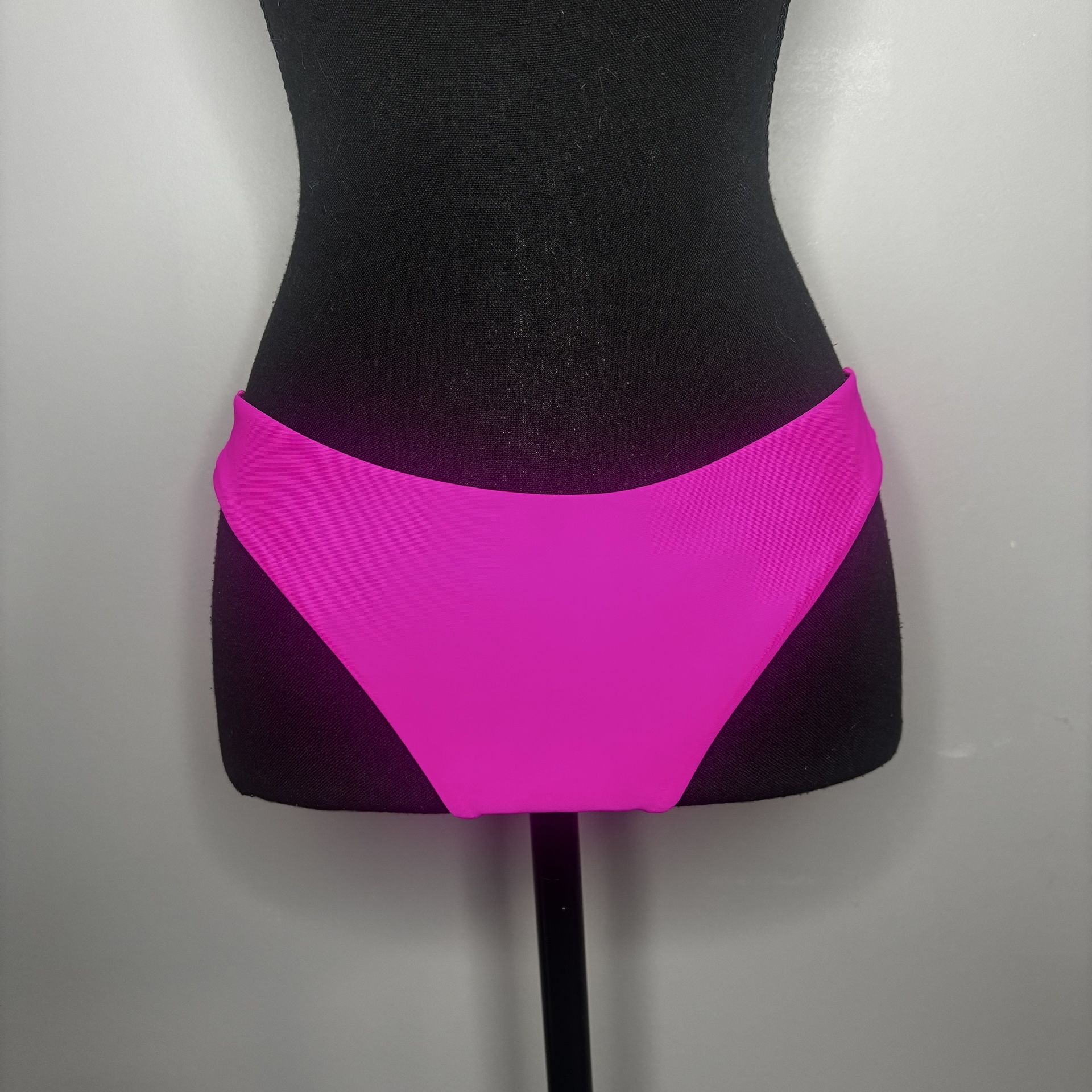 Zaful Bikini Bottom Swimsuit Woman Size 6 Hot Pink Bathing Suit , Swimwear