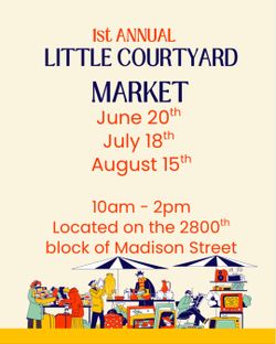 Courtyard market in Seattle!