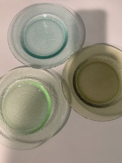Salad or Dessert Quality Thick Glass Plates 🥗🍰