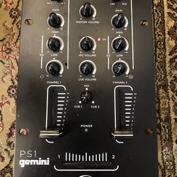 Gemini PS1 2-Channel Scratch Mixer