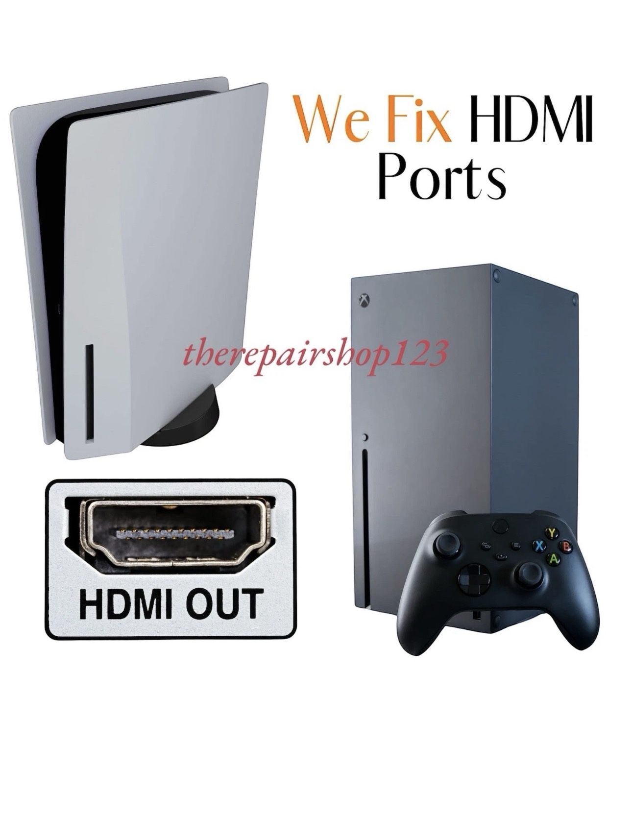 PS5 Repair Maintenance & X Box X S One