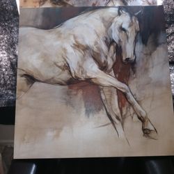 Ray G. Ellis Horse Inspired Oil Painting