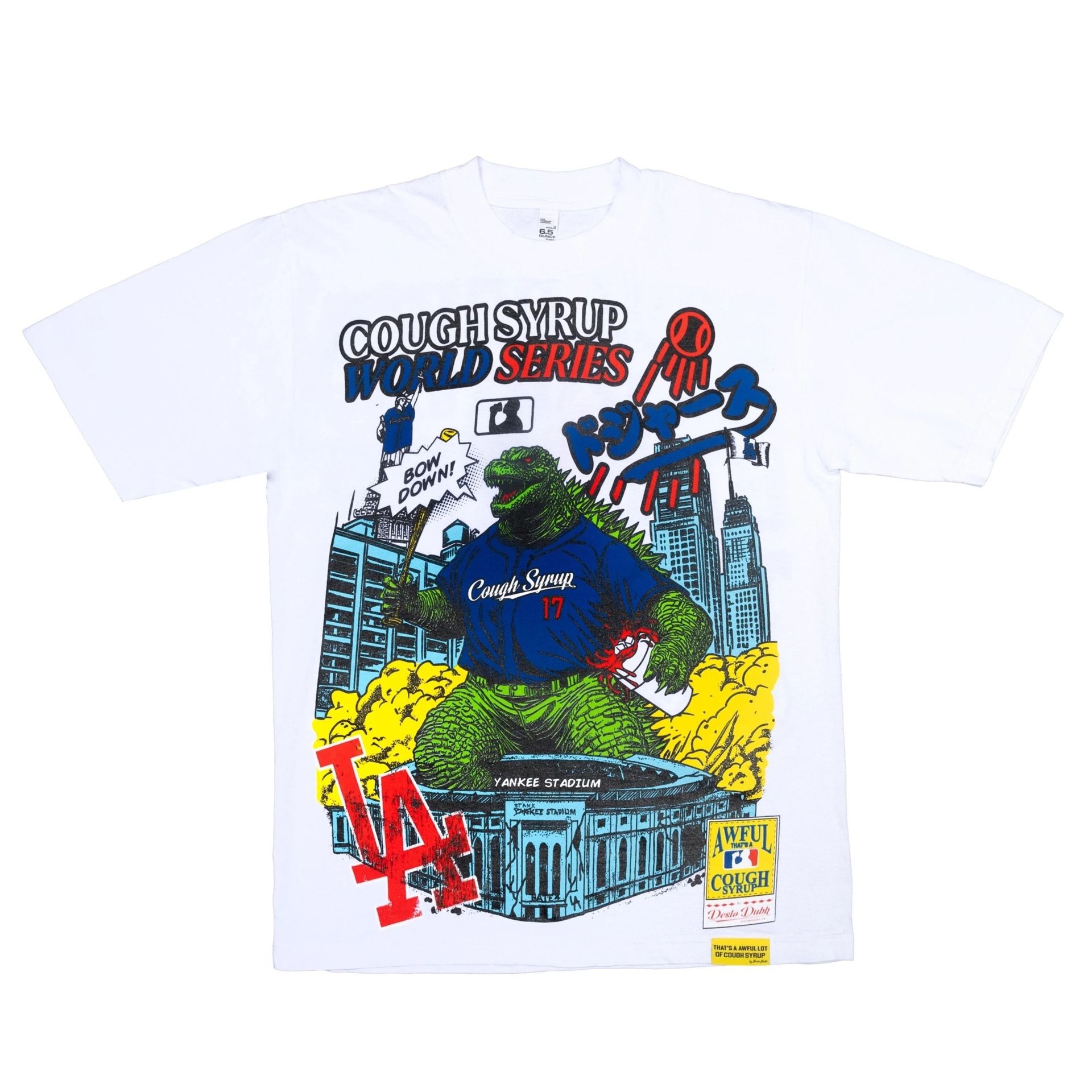 Awful Lotta Cough Syrup Tee World Series