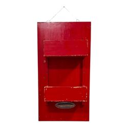 Shabby chic rustic farmhouse mail sorter organizer