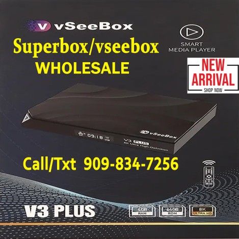 VSEEBOX V3 PLUS - BRAND NEW  TV BOX - AUTHORIZED DEALER  - 1 YEAR WARRANTY ‼ 