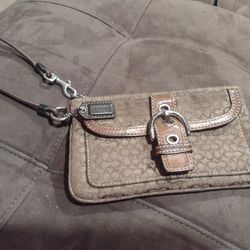 Vintage Coach Wristlet