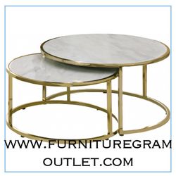 Circle Marble Coffe Table 