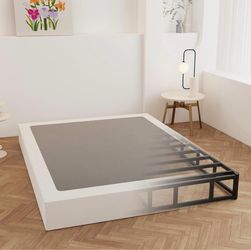 9 Inch Box Spring for Queen Bed, Bed Base with Fabric Cover Heavy Duty Metal, High Bearing Capacity, Mattress Foundation, Easy Assembly, Noise Free