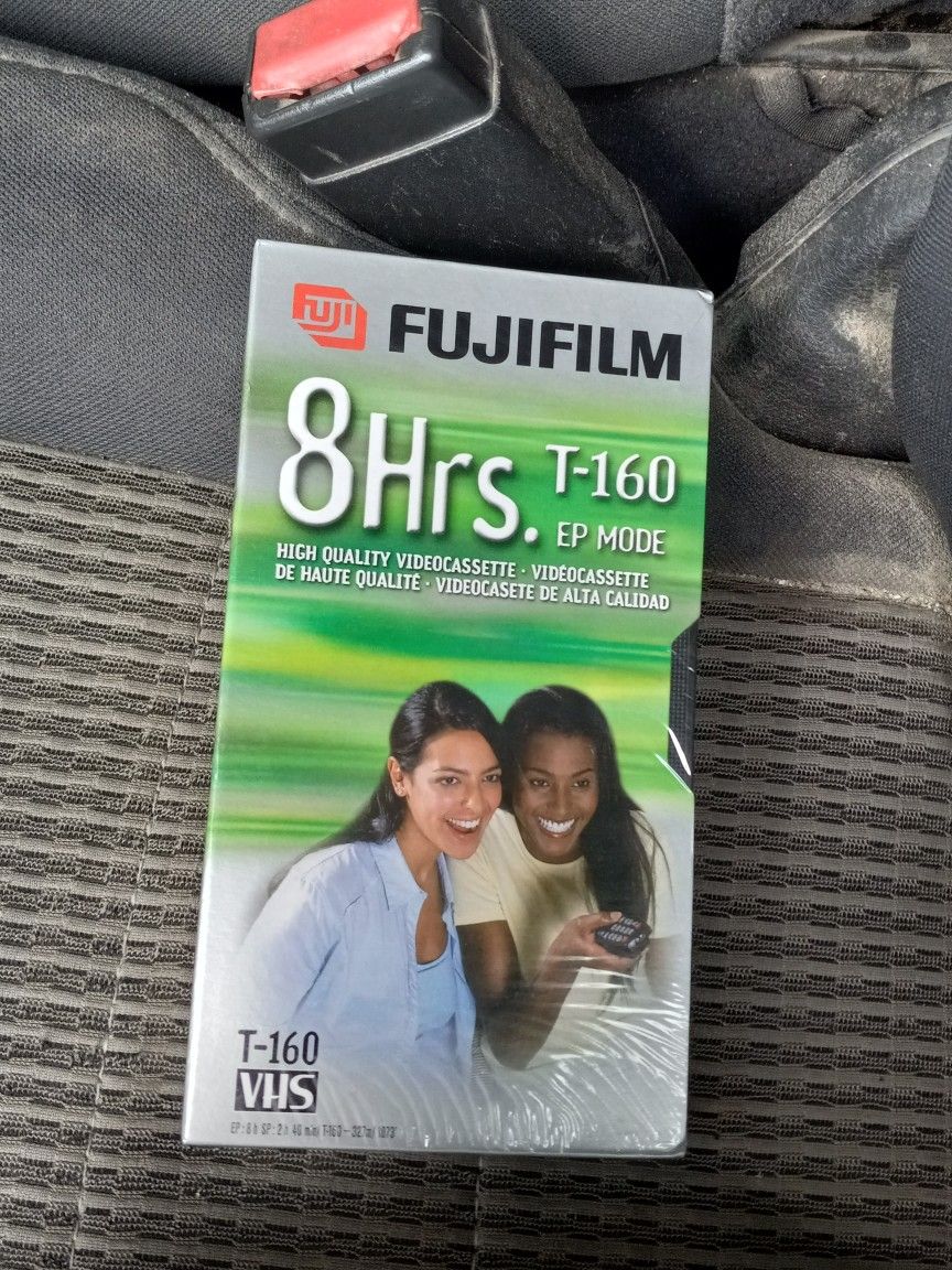 7 Brand New Fuji Vhs Blank Tapes