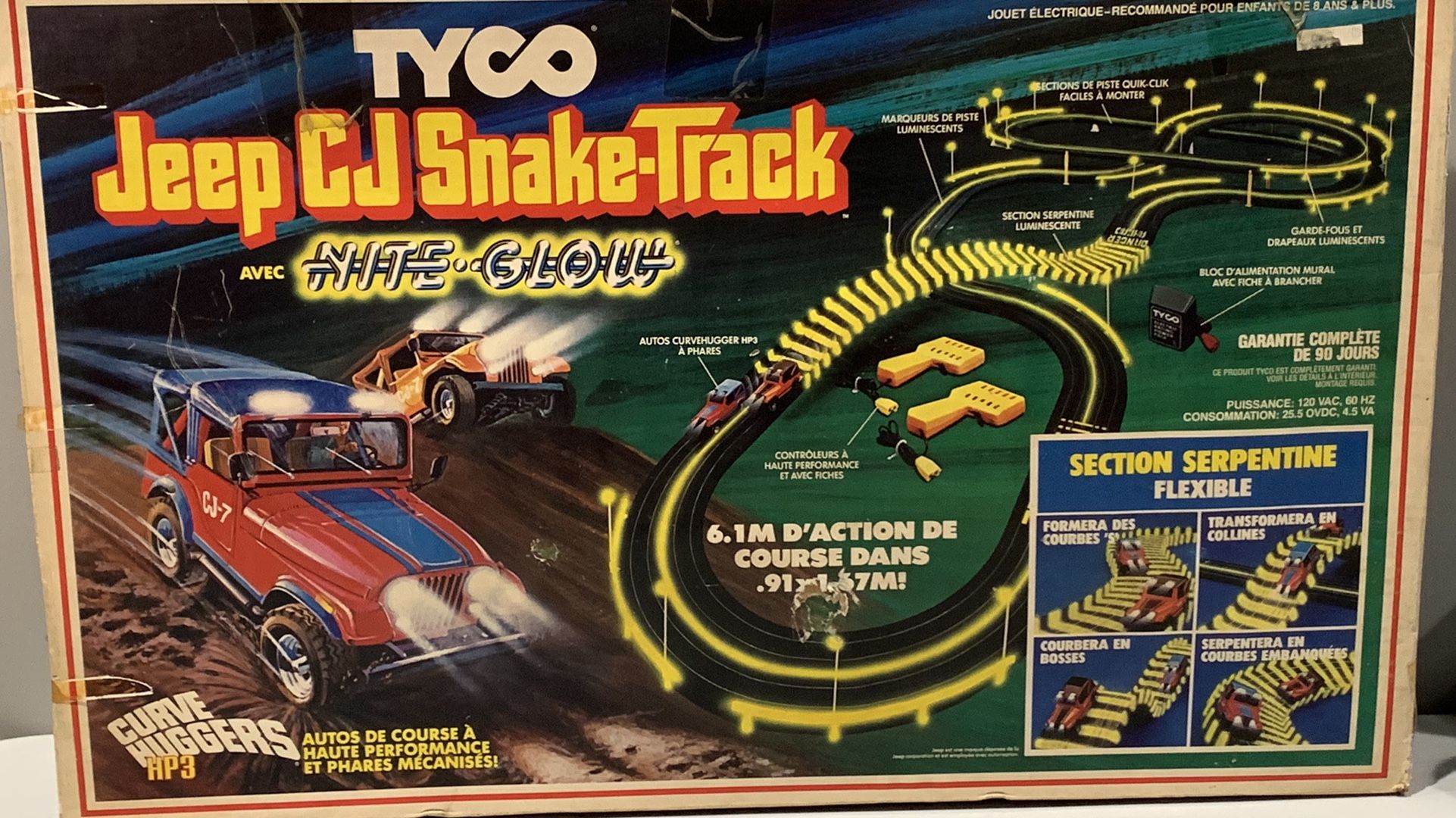 Original Tyco CJ Snake Track Toy