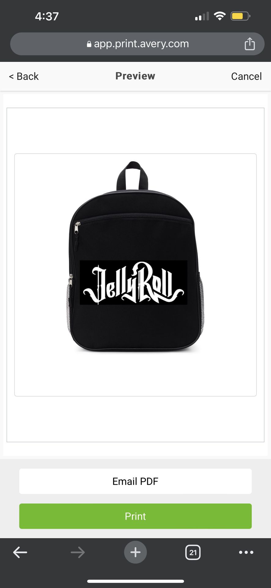 Jelly Roll Backpack 
