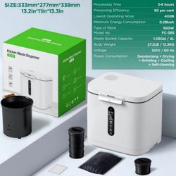4L Electric Composter for Kitchen, Smart Compost Bin Outdoor/Indoor, Odorless/Auto-Cleaning/ 3 Modes/Intelligent LED Display, Turn Food Waste to Ferti
