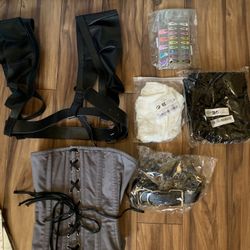 Corset Belt Waist Chain Ruffles