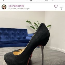 Italian Shoes Real Leather stainless steel High Heels