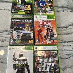 Xbox 360 Games Bundle Of Six
