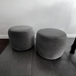 Set of 2  Ottomans