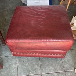 Leather Ottaman