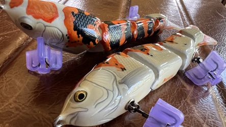 Handmade Custom Wood Lures (8") - Made in USA!