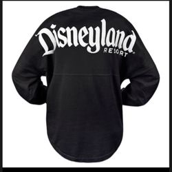 Disneyland Resort Spirit Jersey Black Long Sleeve T-Shirt Adult Small MSRP $90