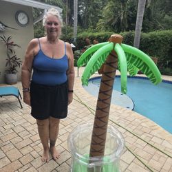 Drink Cooler Blow Up Palm