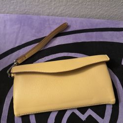 A New Day Pale Yellow Wristlet 