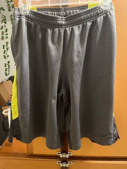 Nike Athletic Shorts Gray and Yellow