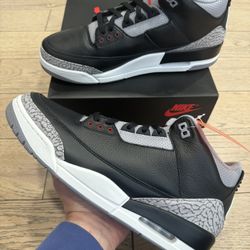 Air Jordan 3 Retro Black Cement Size 13
