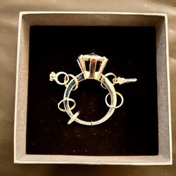 New Diamond Ring Keychain 