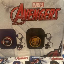 Marvel Avengers Silicone Protective Earbud Case